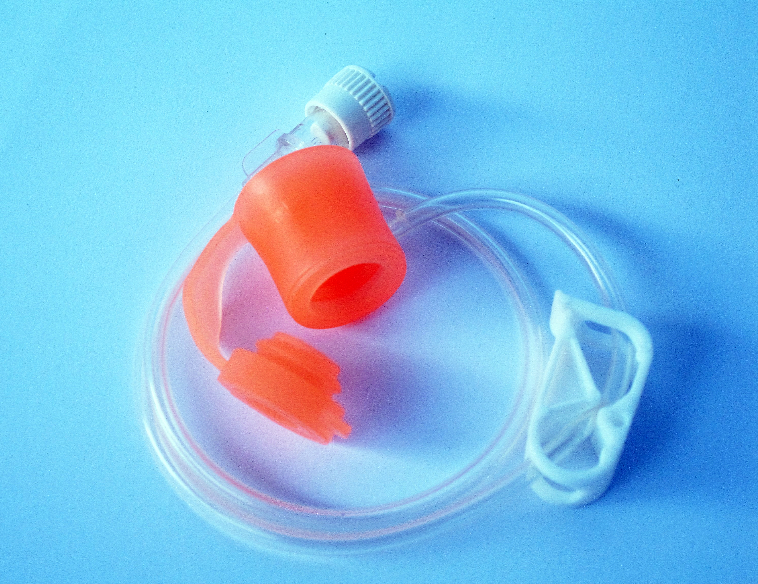 Biopsieventil Olympus/Fujinon mit Spülschlauch