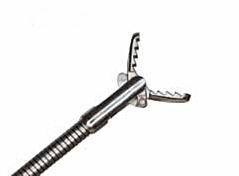 Einweg Fremdkörperzange „Alligator“, 2,4 mm x 2300 mm